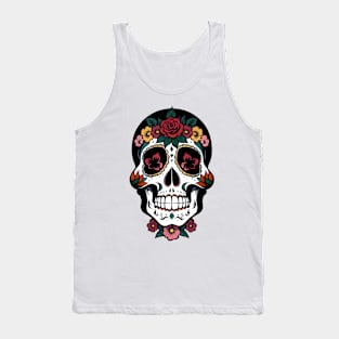 Day of the Dead Skull 05 Tank Top